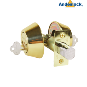 CERROJO DE SEGURIDAD LLAVE/LLAVE DORADA BS ANDESLOCK