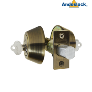 CERROJO DE SEGURIDAD LLAVE/LLAVE BRONCE ENVEJECIDO ANDESLOCK